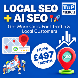 Local SEO and AI SEO packages from £497 per month